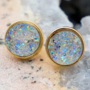 Stop Staring Mini Druzzy Stud Earrings